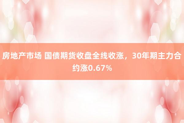 房地产市场 国债期货收盘全线收涨，30年期主力合约涨0.67%