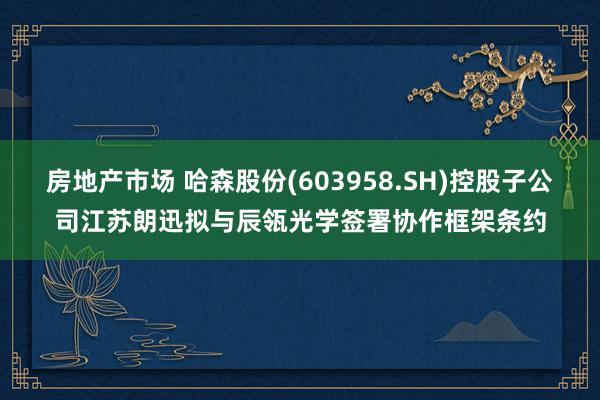 房地产市场 哈森股份(603958.SH)控股子公司江苏朗迅拟与辰瓴光学签署协作框架条约